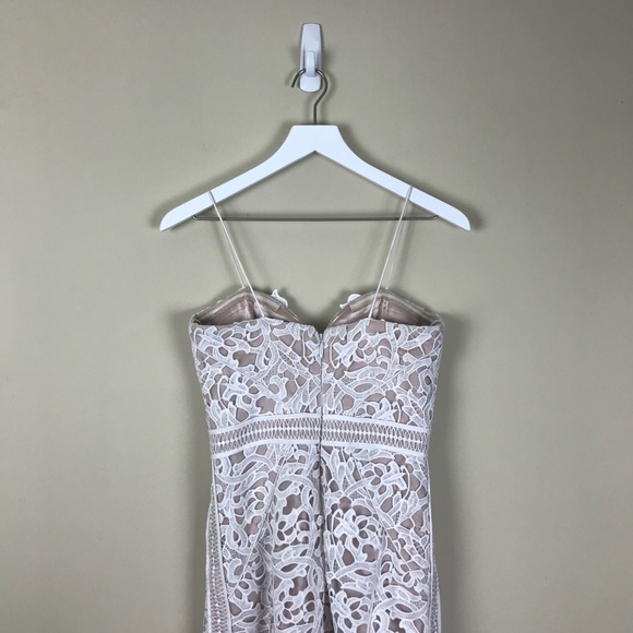 Bariano Lace Dress Bariano Lace Up Gown Blue